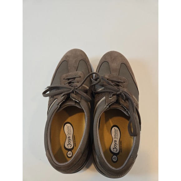 Joya David Brown Sneaker Leather Comfort Walking Shoes Men 9.5 US Ortholite main image 5